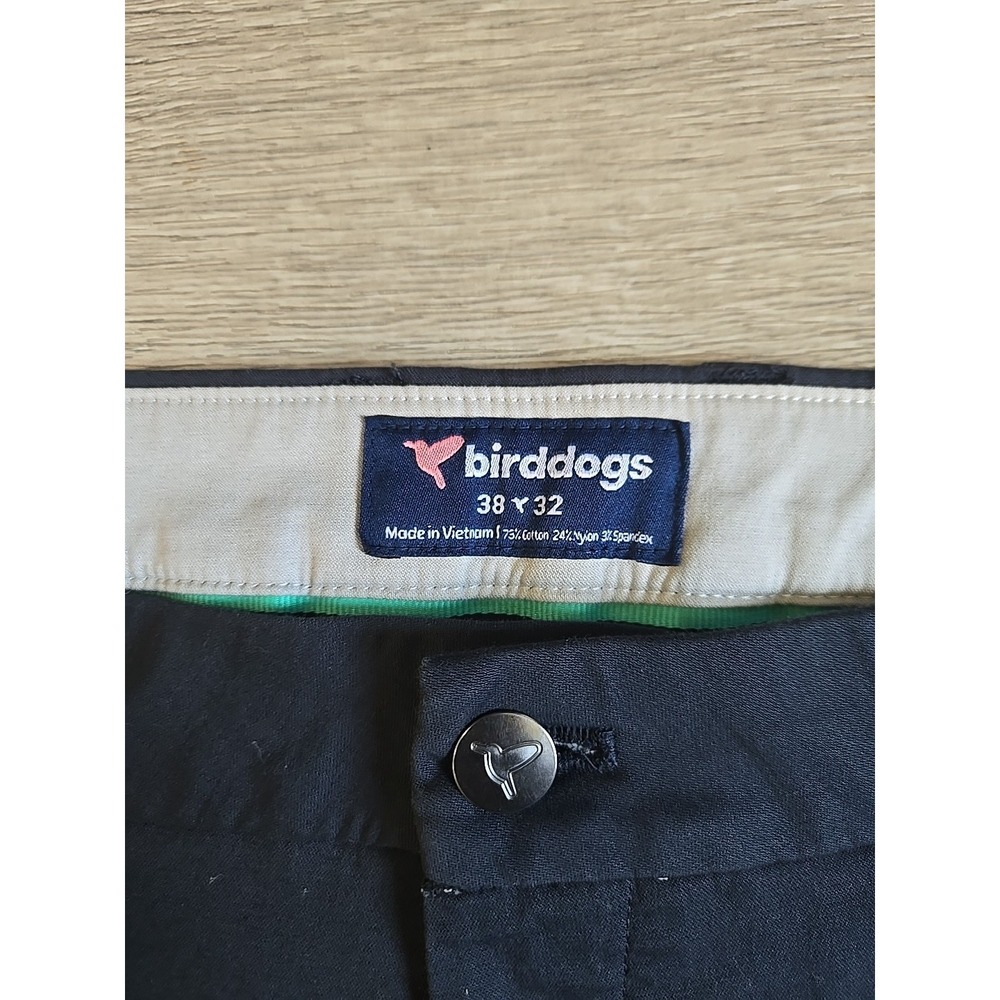 Birddogs Pants‎ Mens 38x32 Navy Chino Boom Boomstick Golf Outdoor Cotton Stretch - Picture 3 of 7